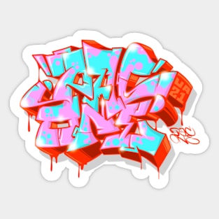 Pac One Squidge Sticker